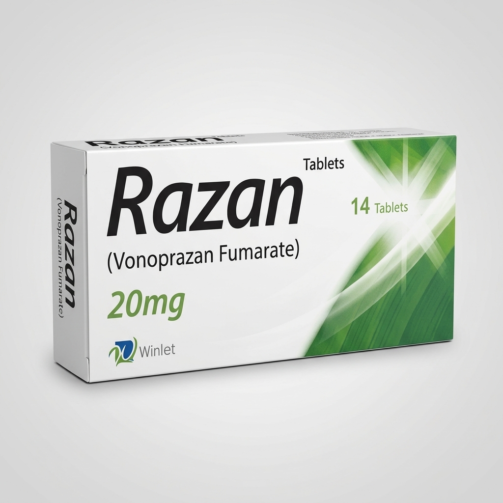 RAZAN 10mg & 20mg Tablets (Vonoprazan) | Pharma Services Group - Image 2