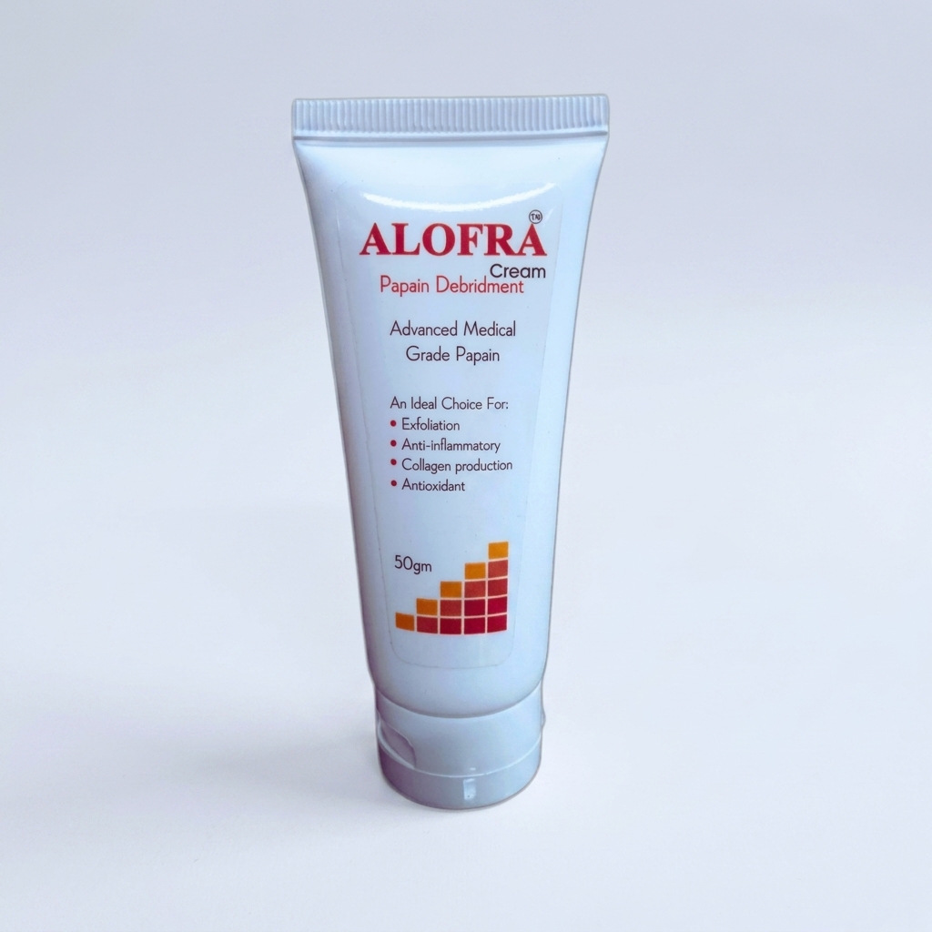 ALOFRA Papain Wound Debridement Cream 50g | Pharma Services Group