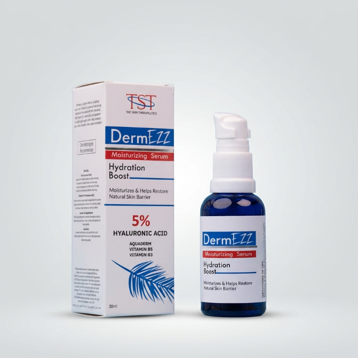 Dermeez Moisturizing Hydration Boost Serum – 5% Hyaluronic Acid, Vitamin B3 & B5 for Deep Skin Hydration | Pharma Services Group
