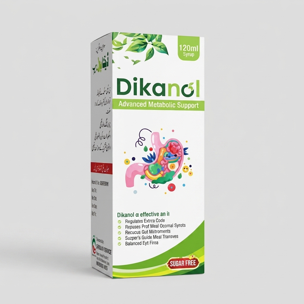 Dikanol Syrup 120ml – Advanced Metabolic & Digestive Support | Sugar-Free