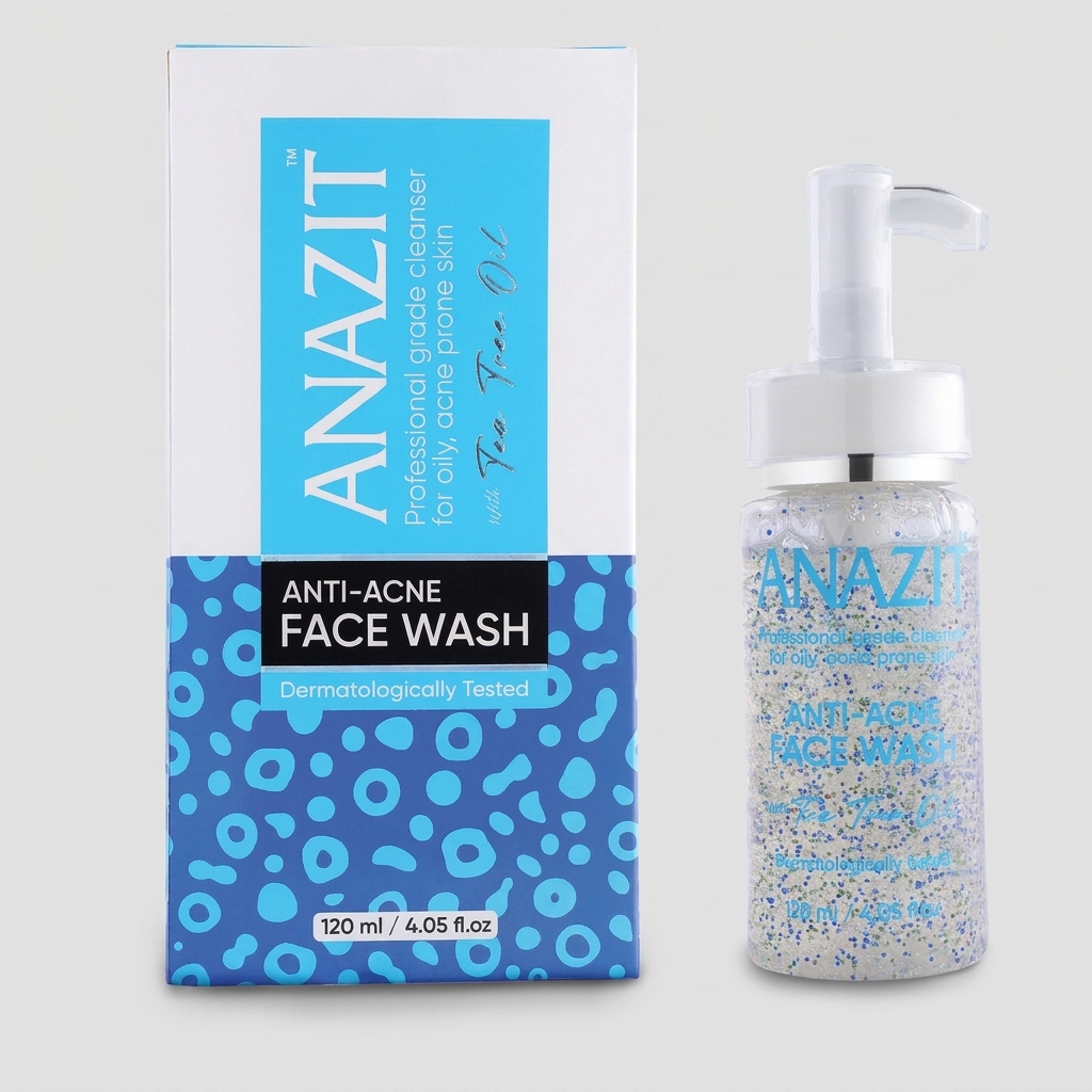 Ana Zit Acne Face Wash 120ml - Salicylic Acid & Tea Tree Oil Acne Cleanser | BBL Pharma