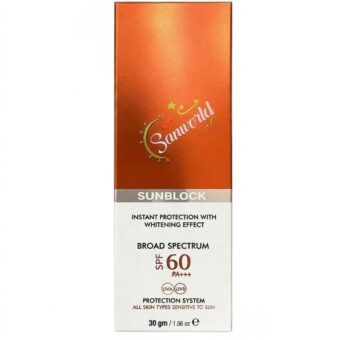 Sunworld SPF60 Sunblock 30g | UVA & UVB Sun Protection | Pharma Services Group